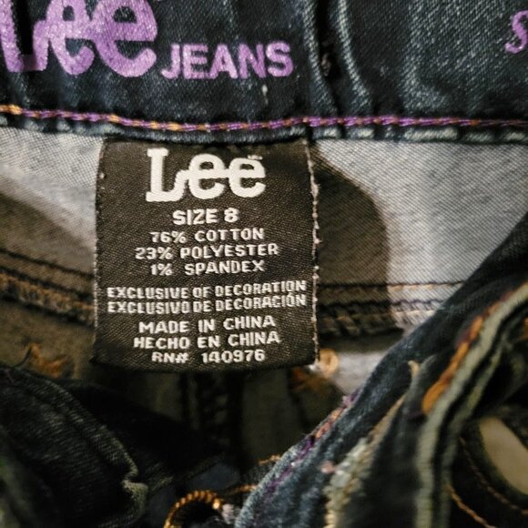 Lee Jeans | Girls Skinny Boot Cut Jeans Size 8 - Picture 4 of 5